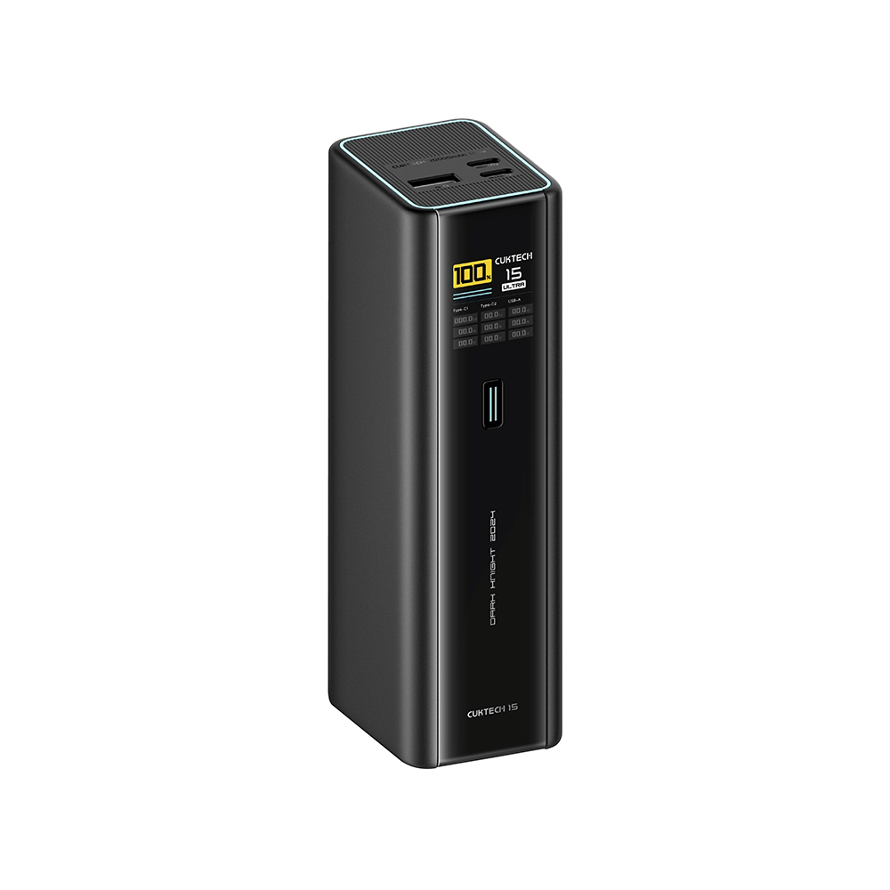 แบตสำรอง CUKTECH PB200U สีดำ (CN.V) 20000 mAh จ่ายไฟรวมสูงสุด 210W